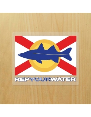 RepYourWater Florida Snook MD Sticker in One Color